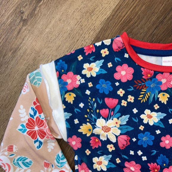 Penelope Plumm Floral Sweatshirt Top Shirt Multicolor Spring Bright 3T - Picture 3 of 11